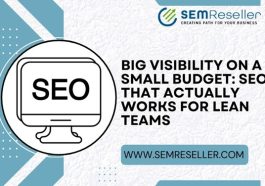 Big Visibility on a Small Budget: SEO That Actually Works for Lean Teams
